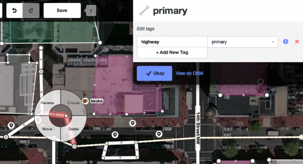 Ein Highway mit den entsprechenden Tags